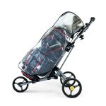 Clear Rain Cape with Top Zip Black - Image 2