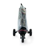 Clear Rain Cape with Top Zip Black - Image 3